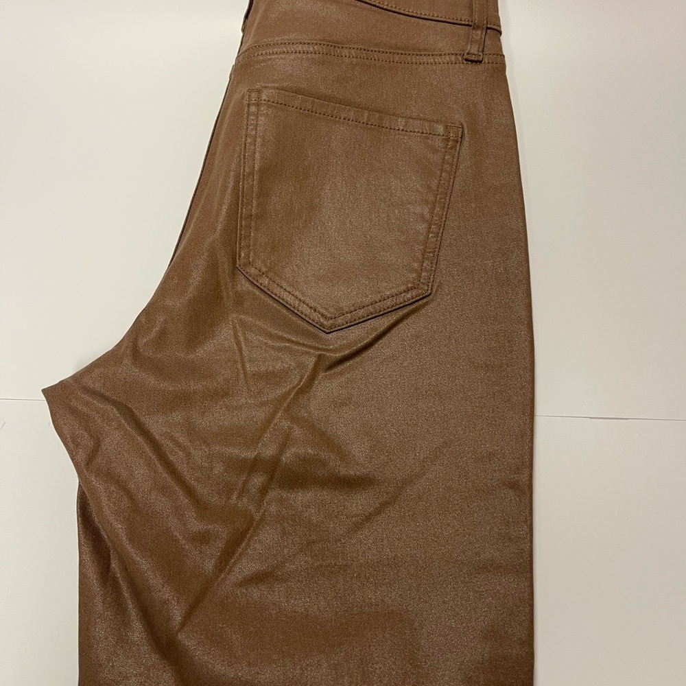 Express Metallic Brown Pants - Picture 5 of 5